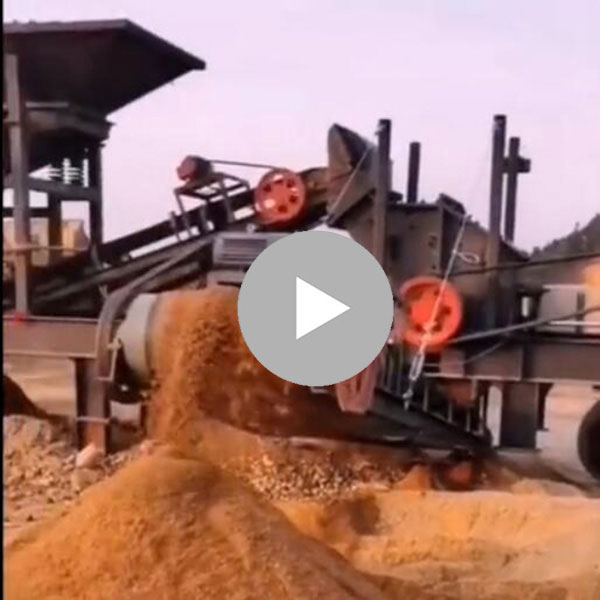 时产50吨移动制砂机现场视频